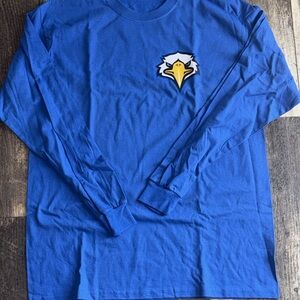 Morehead State University Royal Blue Long-Sleeve Tee with Eagle Chest Logo